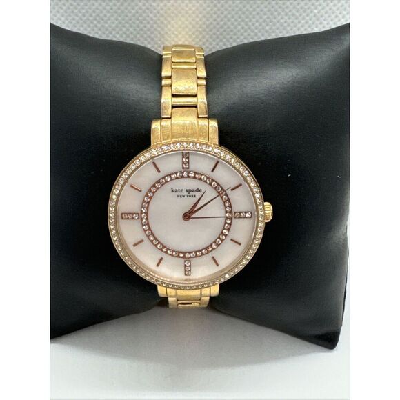 Kate Spade New York Gramercy 0693 Women's Rose Gold Analog Dial Watch JNA530 - Picture 1 of 11